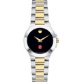 NC State Women's Movado Collection Two-Tone Watch with Black Dial - Image 2