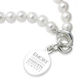 Emory Goizueta Pearl Bracelet with Sterling Silver Charm - Image 2