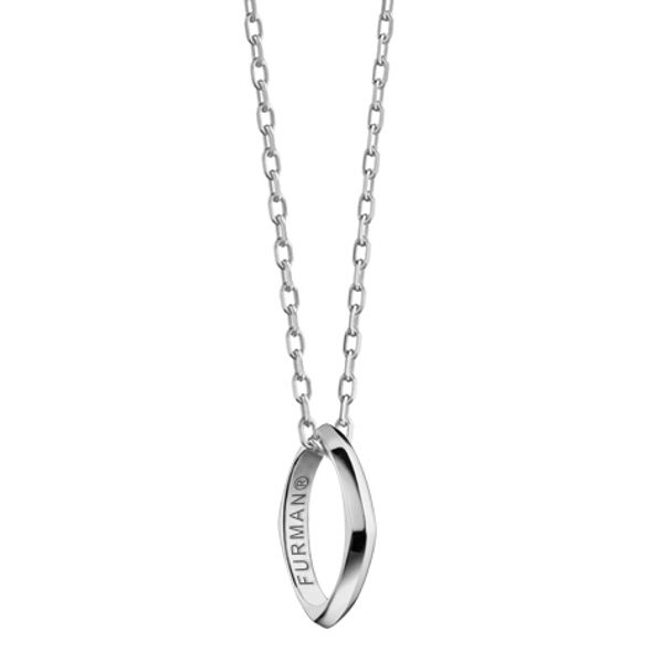 Furman Monica Rich Kosann Poesy Ring Necklace in Silver - Image 1