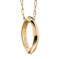 click to view BC Monica Rich Kosann Poesy Ring Necklace in Gold - Image 2