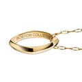 BC Monica Rich Kosann Poesy Ring Necklace in Gold - Image 3