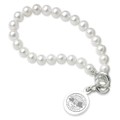 Michigan State Pearl Bracelet with Sterling Silver Charm - Image 1