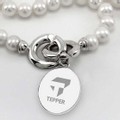 Tepper Pearl Necklace with Sterling Silver Charm - Image 2