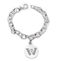 Wesleyan Sterling Silver Charm Bracelet