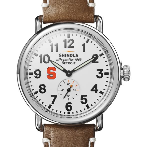 Syracuse Shinola Watch, The Runwell 41mm White Dial - Image 1