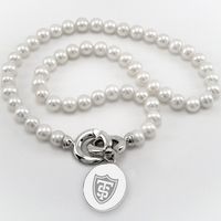 St. Thomas Pearl Necklace with Sterling Silver Charm