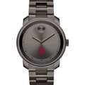 click to view Indiana University Men's Movado BOLD Gunmetal Grey - Image 2