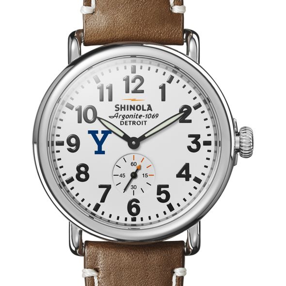Yale Shinola Watch, The Runwell 41mm White Dial - Image 1