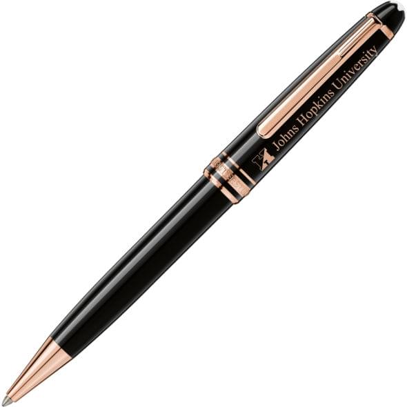 Johns Hopkins University Montblanc Meisterstück Classique Ballpoint Pen in Red Gold