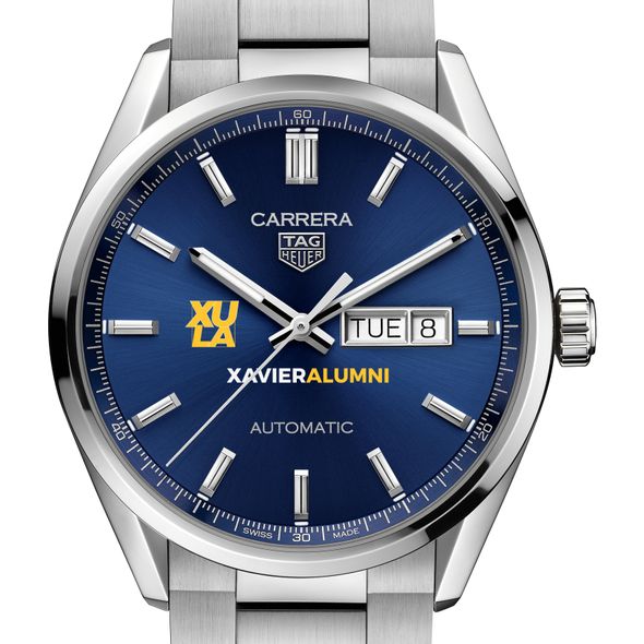 XULA Men's TAG Heuer Carrera with Blue Dial & Day-Date Window - Image 1