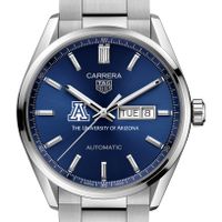 University of Arizona Men's TAG Heuer Carrera with Blue Dial & Day-Date Window