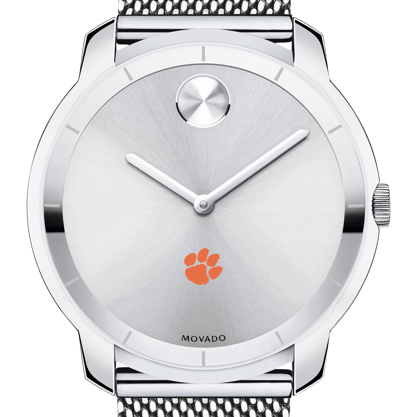 Clemson Men's Movado Stainless Bold 44