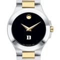 Duke Women's Movado Collection Two-Tone Watch with Black Dial - Image 1