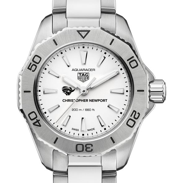 CNU Women's TAG Heuer Steel Aquaracer with Silver Dial - Image 1