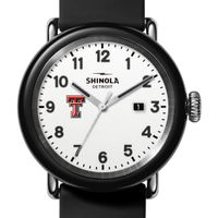 Texas Tech Shinola Watch, The Detrola 43mm White Dial at M.LaHart & Co.