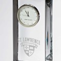 St. Lawrence Tall Glass Desk Clock by Simon Pearce - Image 2