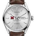 Miami University Men's TAG Heuer Automatic Day/Date Carrera with Silver Dial - Image 1