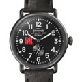 Nebraska Shinola Watch, The Runwell 41mm Black Dial - Image 1