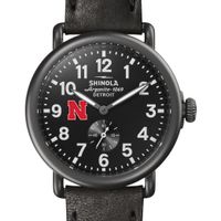 Nebraska Shinola Watch, The Runwell 41mm Black Dial