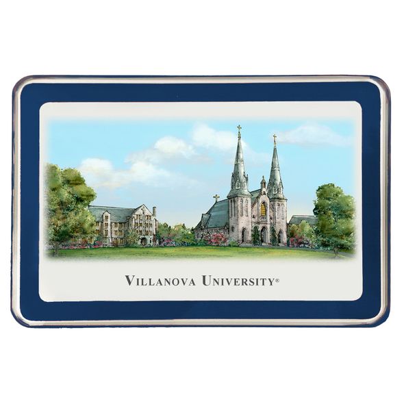 Villanova University Eglomise Paperweight