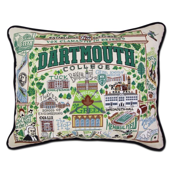 Dartmouth Embroidered Pillow - Image 1