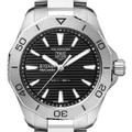 Texas McCombs Men's TAG Heuer Steel Aquaracer with Black Dial - Image 1