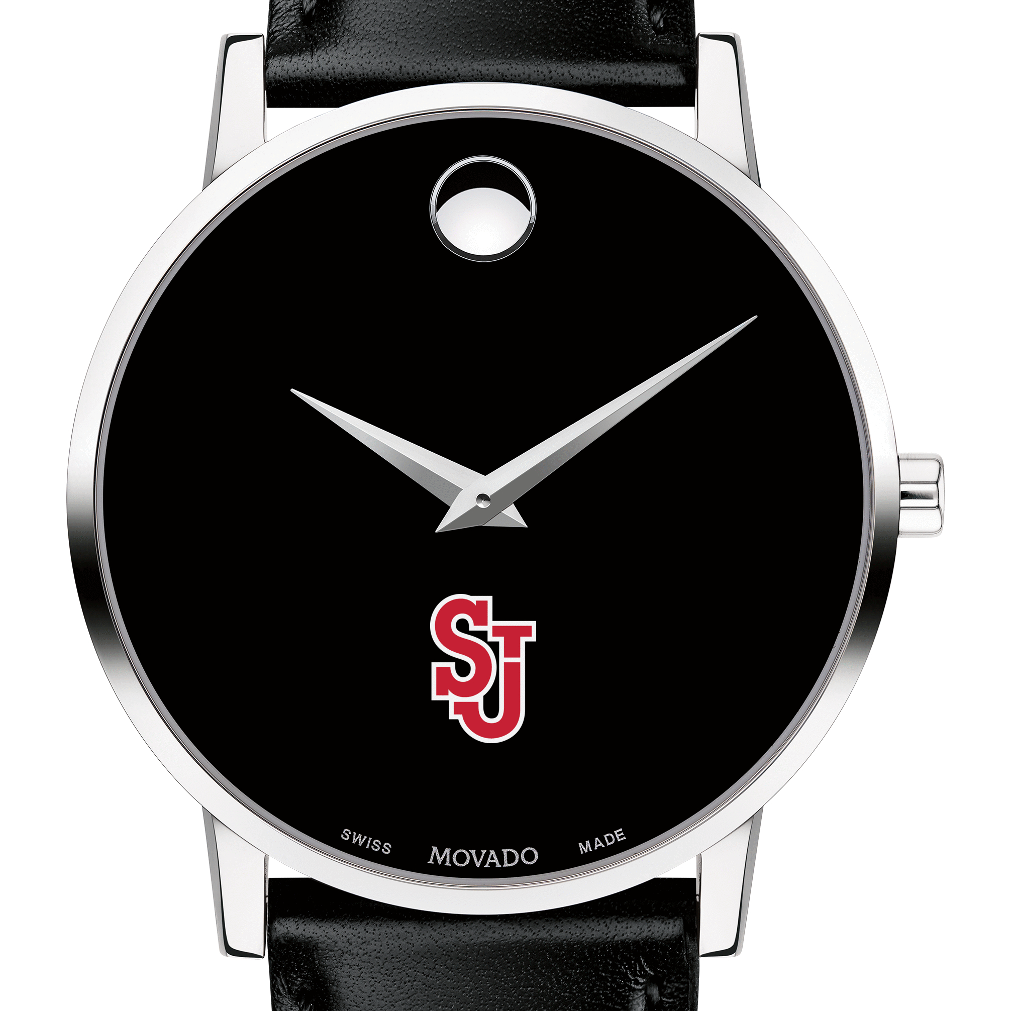 St. John's Men's Movado Museum with Leather Strap