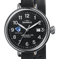 click to view Seton Hall Shinola Watch, The Birdy 38mm Black Dial - Image 1