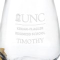 UNC Kenan-Flagler Stemless Wine Glasses - Set of 2 - Image 3