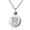 Tuck Necklace with Charm in Sterling Silver - Image 1