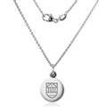 Tuck Necklace with Charm in Sterling Silver - Image 2
