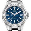 click to view St. John's Women's TAG Heuer 35mm Steel Aquaracer with Blue Dial - Image 1