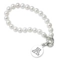 University of Arizona Pearl Bracelet with Sterling Silver Charm - Image 1