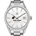 Central Michigan Women's TAG Heuer Steel Carrera with MOP Dial & Diamond Bezel - Image 1