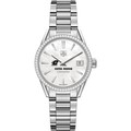 Central Michigan Women's TAG Heuer Steel Carrera with MOP Dial & Diamond Bezel - Image 2