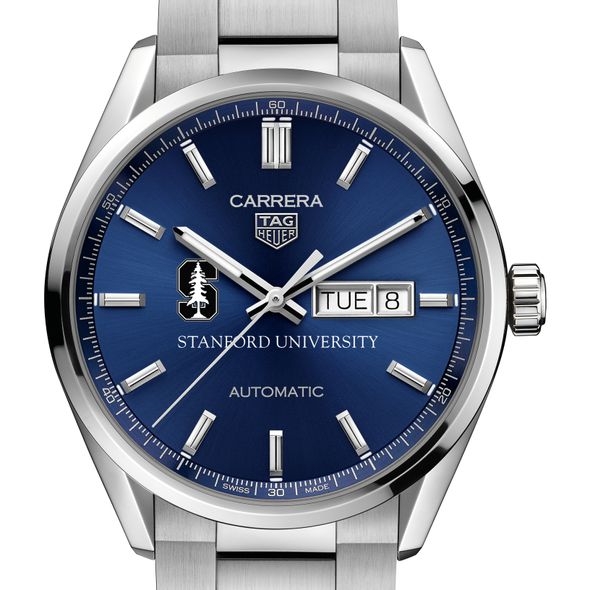 Stanford Men's TAG Heuer Carrera with Blue Dial & Day-Date Window - Image 1