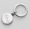 Kappa Alpha Theta Sterling Silver Insignia Key Ring - Image 1