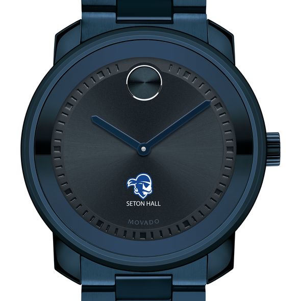 Seton Hall University Men's Movado BOLD Blue Ion with Bracelet - Image 1