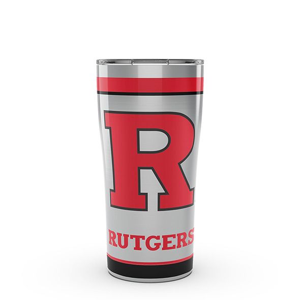 Rutgers 20 oz. Stainless Steel Tervis Tumblers with Hammer Lids - Set of 2 - Image 1