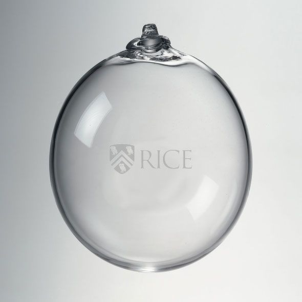 Rice Glass Ornament by Simon Pearce - Image 1