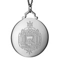 Naval Academy Monica Rich Kosann Round Charm in Silver with Stone - Image 2