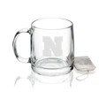 University of Nebraska 13 oz Glass Coffee Mug - Image 1