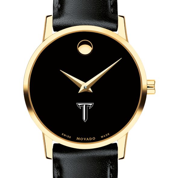 Troy Women's Movado Gold Museum Classic Leather - Image 1