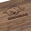 Arkansas Razorbacks Solid Walnut Desk Box - Image 2