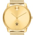 William & Mary Men's Movado Bold Gold 42 with Mesh Bracelet - Image 1