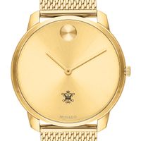 William & Mary Men's Movado Bold Gold 42 with Mesh Bracelet