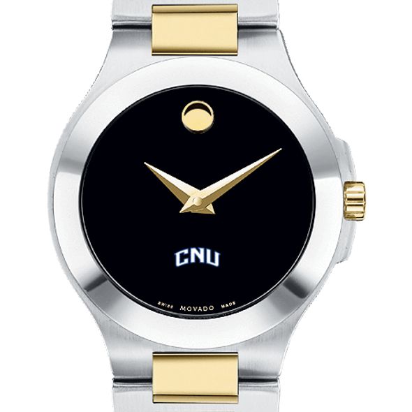 CNU Women's Movado Collection Two-Tone Watch with Black Dial - Image 1