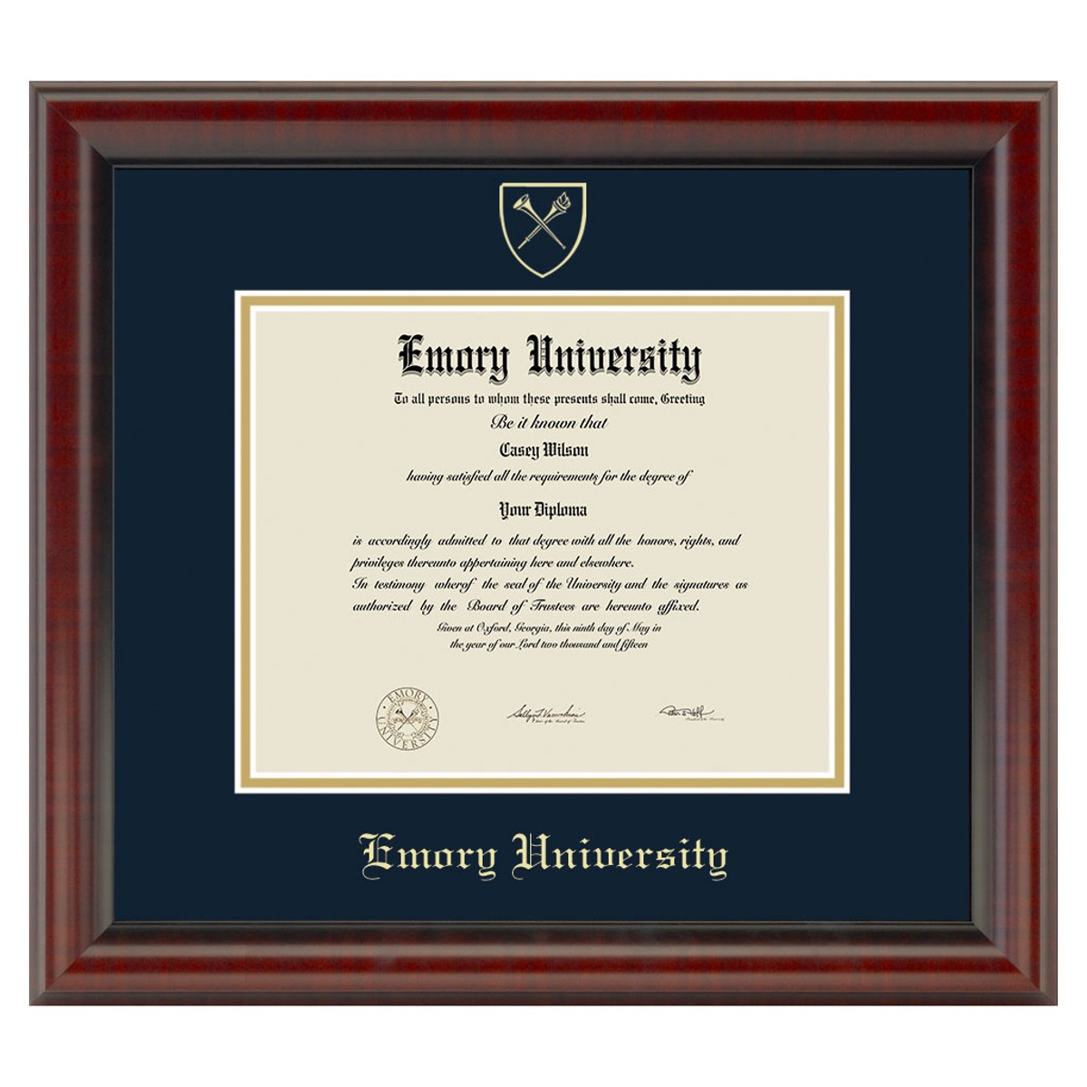 Emory Diploma Frame, the Fidelitas - Graduation Gift Selection