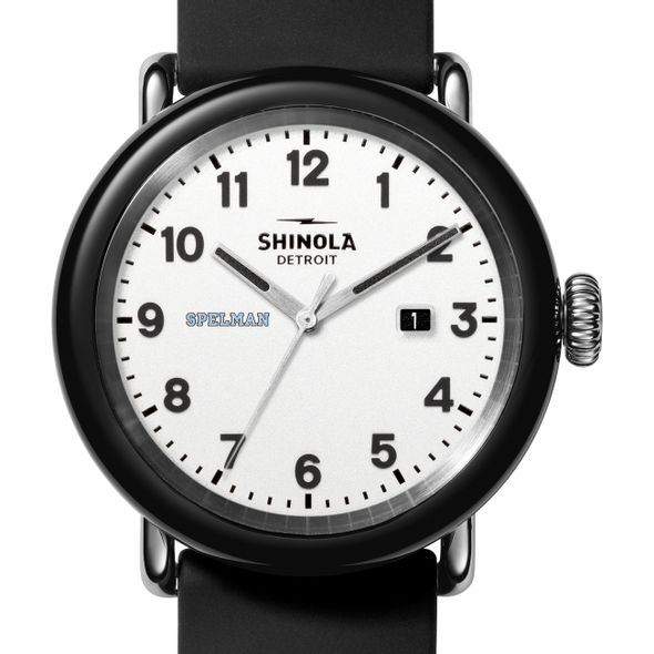 Spelman College Shinola Watch, The Detrola 43mm White Dial at M.LaHart & Co.