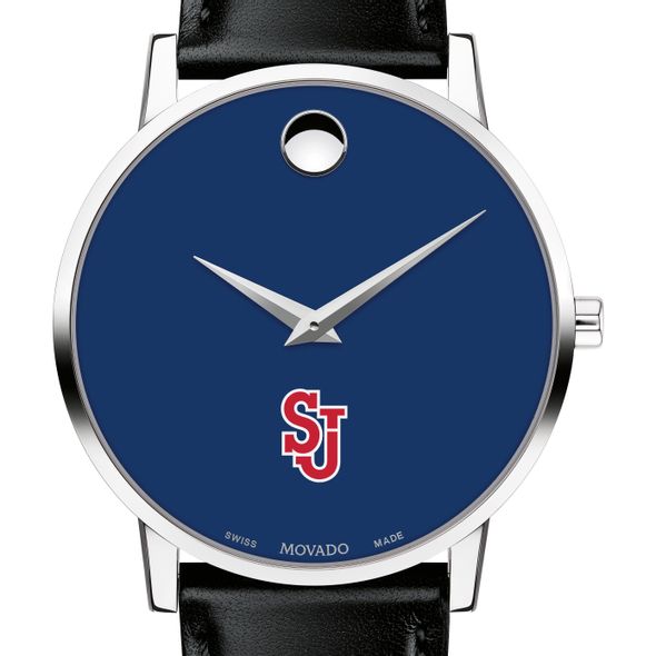 movado museum leather strap